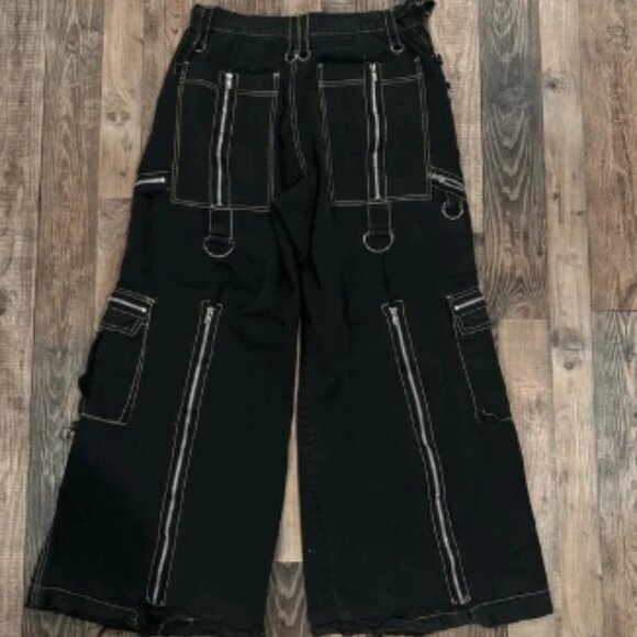 Vintage Tripp NYC 90s Gothic Zipper Pants Size Medium - Picture 6 of 9